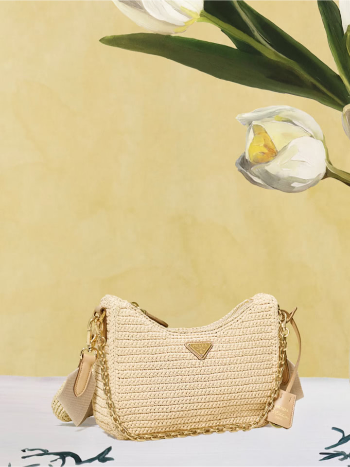 Max Mara MARINESTRAWXXS Jacquard raffia-effect fabric mini